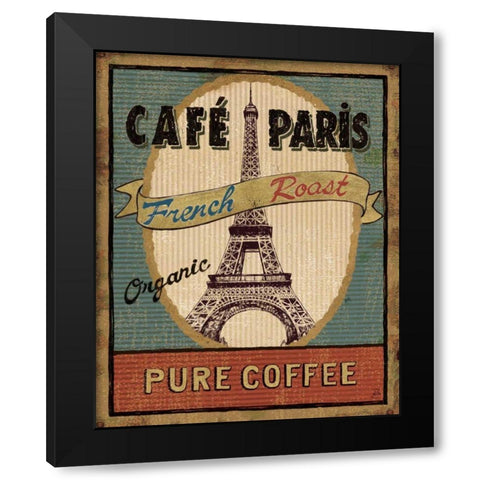 Coffee Blend II Black Modern Wood Framed Art Print with Double Matting by Brissonnet, Daphne