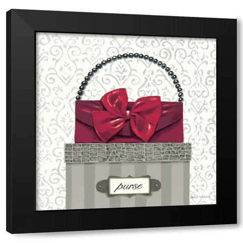 Tres Chic Square II Black Modern Wood Framed Art Print by Fabiano, Marco