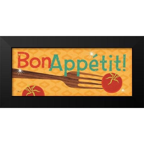 Kitchen It IX Black Modern Wood Framed Art Print by Pela Studio