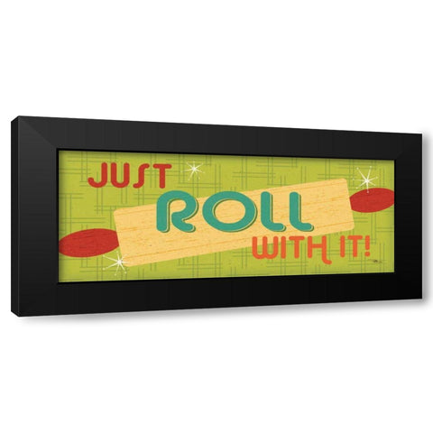 Kitchen It X Black Modern Wood Framed Art Print with Double Matting by Pela Studio