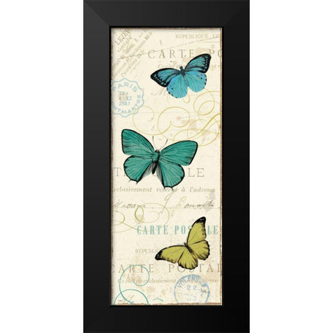 Live to Love VII Black Modern Wood Framed Art Print by Pela Studio