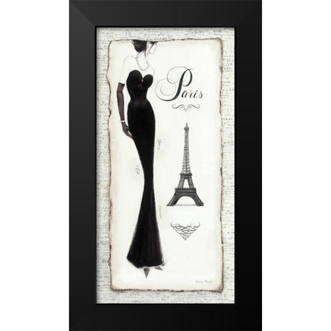 Elegance II Black Modern Wood Framed Art Print by Adams, Emily