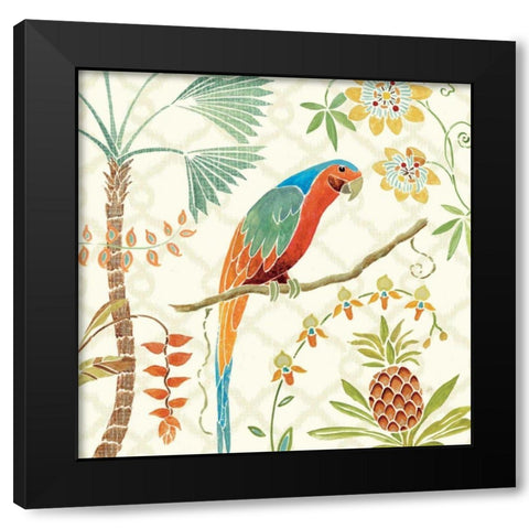 Tropical Paradise III Black Modern Wood Framed Art Print with Double Matting by Brissonnet, Daphne