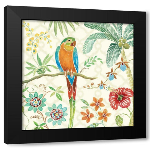 Tropical Paradise IV Black Modern Wood Framed Art Print by Brissonnet, Daphne