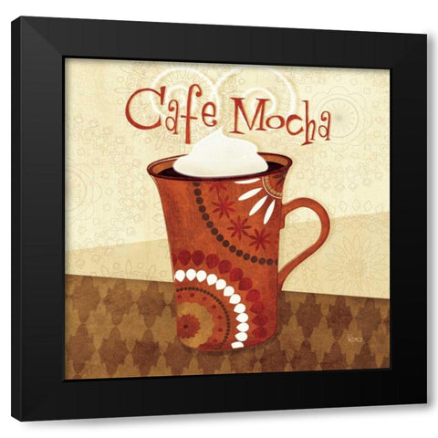 Cup of Joe III Black Modern Wood Framed Art Print by Charron, Veronique