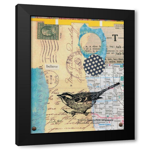 Perched II Black Modern Wood Framed Art Print by Prahl, Courtney