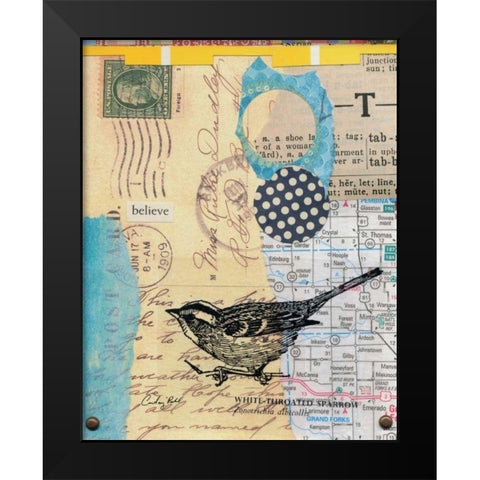 Perched II Black Modern Wood Framed Art Print by Prahl, Courtney