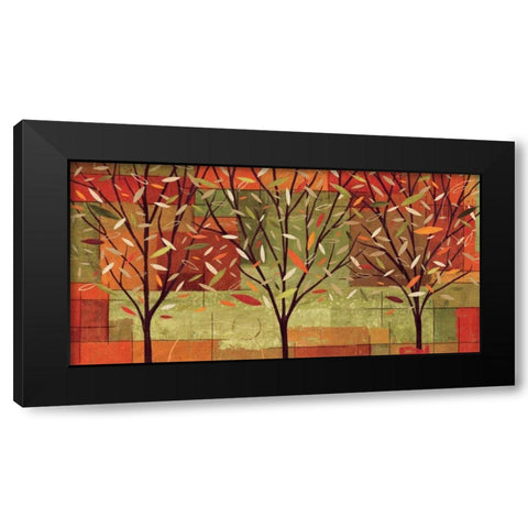Watercolor Forest II Black Modern Wood Framed Art Print by Charron, Veronique