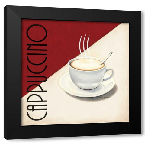 Cafe Moderne II Black Modern Wood Framed Art Print by Fabiano, Marco