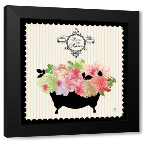 Bain du Jardin III Black Modern Wood Framed Art Print by Studio Mousseau