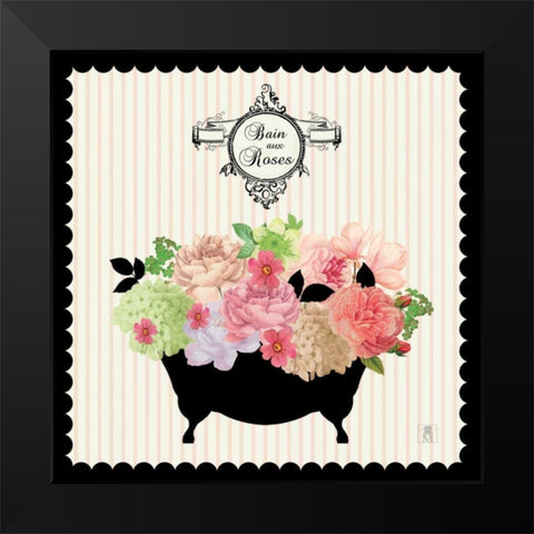 Bain du Jardin III Black Modern Wood Framed Art Print by Studio Mousseau