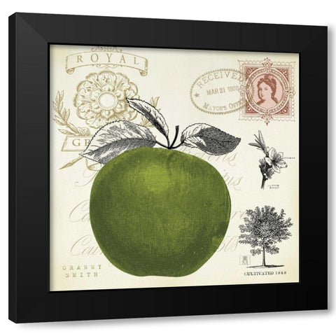 Apple Notes Black Modern Wood Framed Art Print by Studio Mousseau