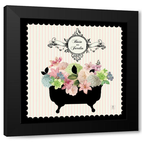 Bain du Jardin I Black Modern Wood Framed Art Print by Studio Mousseau