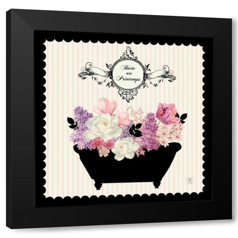 Bain du Jardin II Black Modern Wood Framed Art Print by Studio Mousseau