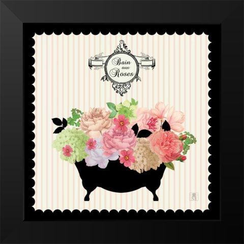 Bain du Jardin III Black Modern Wood Framed Art Print by Studio Mousseau