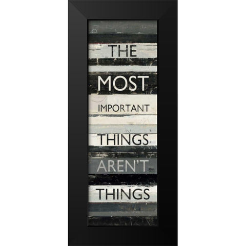 Zephyr Quote II Black Modern Wood Framed Art Print by Schick, Mike