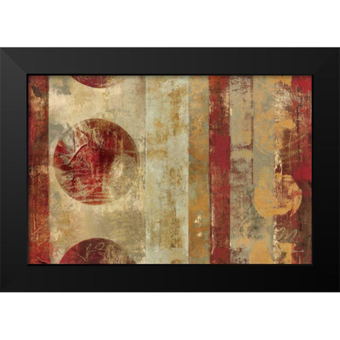 Caribbean Sunrise Black Modern Wood Framed Art Print by Silva, Roque