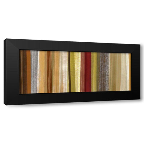 Woven Memories Panel I Black Modern Wood Framed Art Print with Double Matting by Wild Apple Portfolio
