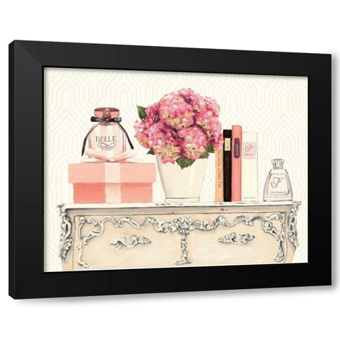 Parfum Chic II Black Modern Wood Framed Art Print with Double Matting by Fabiano, Marco