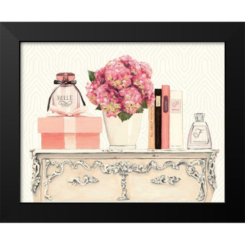 Parfum Chic II Black Modern Wood Framed Art Print by Fabiano, Marco