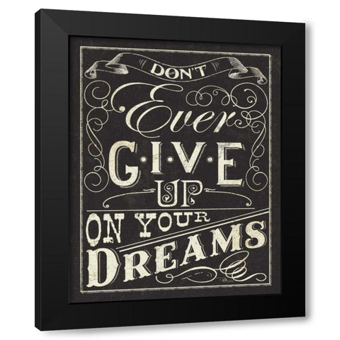 Life and Dreams I Black Modern Wood Framed Art Print by Pela Studio