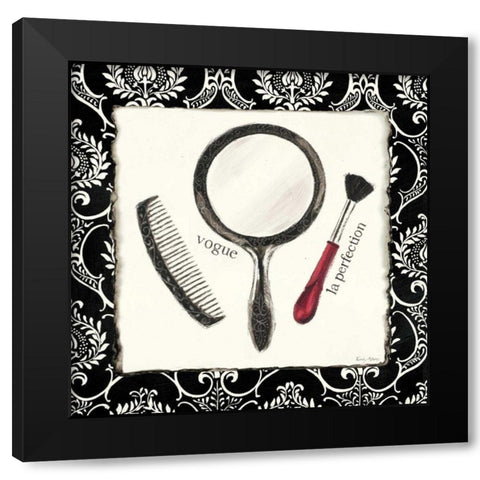 Cosmetique IV Black Modern Wood Framed Art Print by Adams, Emily