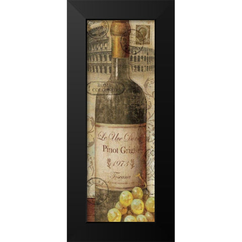 European Wines I Black Modern Wood Framed Art Print by Charron, Veronique