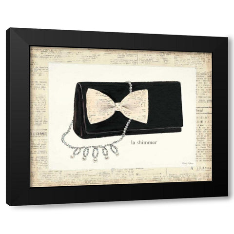 From Emilys Closet III Black Modern Wood Framed Art Print with Double Matting by Adams, Emily