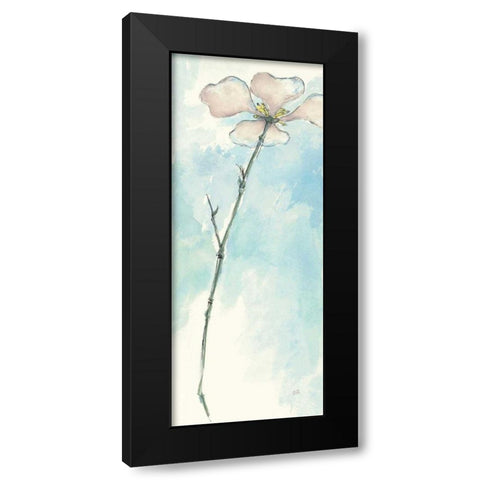 Solitary Dogwood I Black Modern Wood Framed Art Print by Paschke, Chris