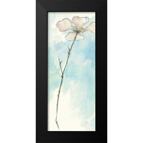 Solitary Dogwood I Black Modern Wood Framed Art Print by Paschke, Chris
