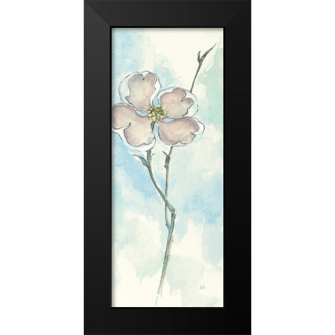 Solitary Dogwood II Black Modern Wood Framed Art Print by Paschke, Chris