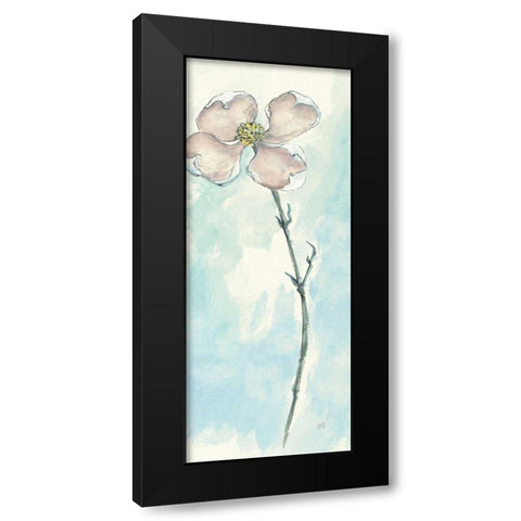Solitary Dogwood III Black Modern Wood Framed Art Print with Double Matting by Paschke, Chris
