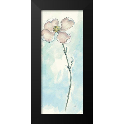 Solitary Dogwood III Black Modern Wood Framed Art Print by Paschke, Chris