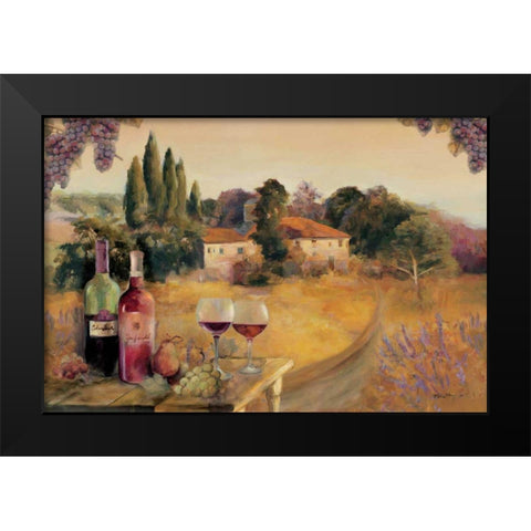 Spoleto Afternoon Black Modern Wood Framed Art Print by Hageman, Marilyn