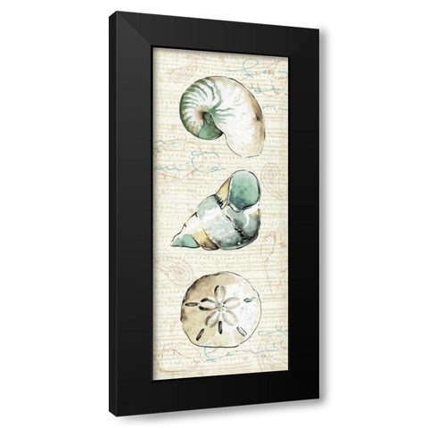 Ocean Prints VI Black Modern Wood Framed Art Print with Double Matting by Pela Studio
