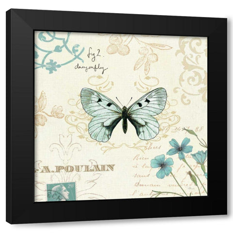 Natural Elegance I Black Modern Wood Framed Art Print with Double Matting by Pela Studio