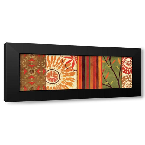 Abstract Nature IV Black Modern Wood Framed Art Print with Double Matting by Charron, Veronique