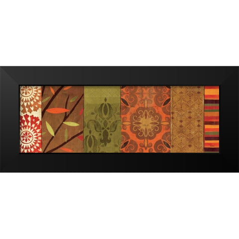 Abstract Nature V Black Modern Wood Framed Art Print by Charron, Veronique