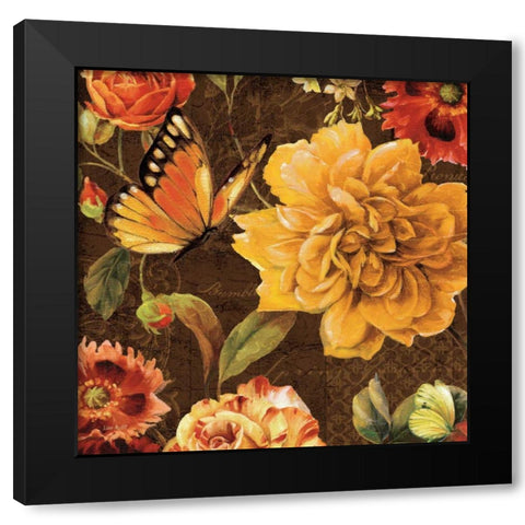 Rainbow Garden II Black Modern Wood Framed Art Print by Audit, Lisa