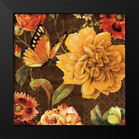 Rainbow Garden II Black Modern Wood Framed Art Print by Audit, Lisa