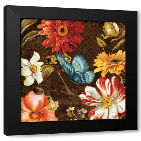 Rainbow Garden III Black Modern Wood Framed Art Print by Audit, Lisa