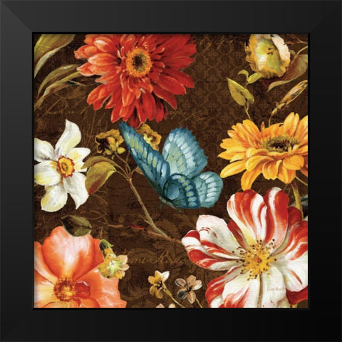 Rainbow Garden III Black Modern Wood Framed Art Print by Audit, Lisa