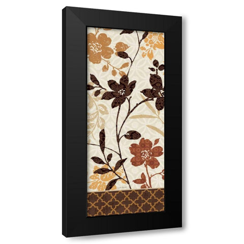 Botanical Touch Panel I Black Modern Wood Framed Art Print with Double Matting by Audit, Lisa