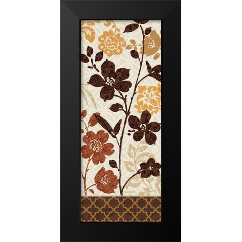 Botanical Touch Panel II Black Modern Wood Framed Art Print by Audit, Lisa