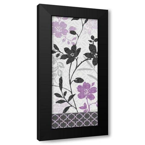 Botanical Touch  I Black Modern Wood Framed Art Print by Audit, Lisa