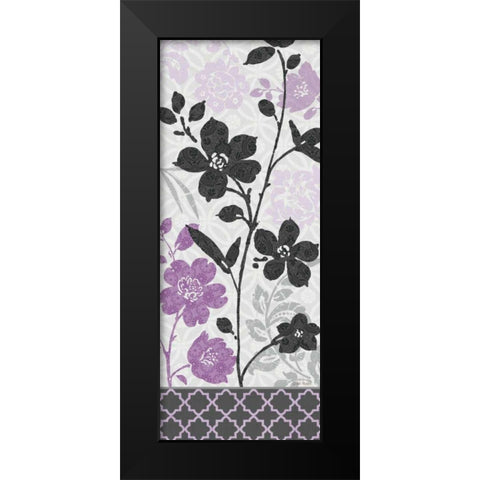 Botanical Touch II Black Modern Wood Framed Art Print by Audit, Lisa