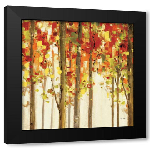 Autumn Forest Study I Black Modern Wood Framed Art Print by Audit, Lisa