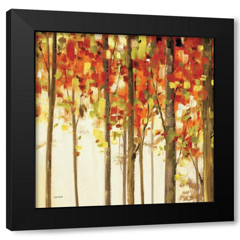 Autumn Forest Study II Black Modern Wood Framed Art Print by Audit, Lisa
