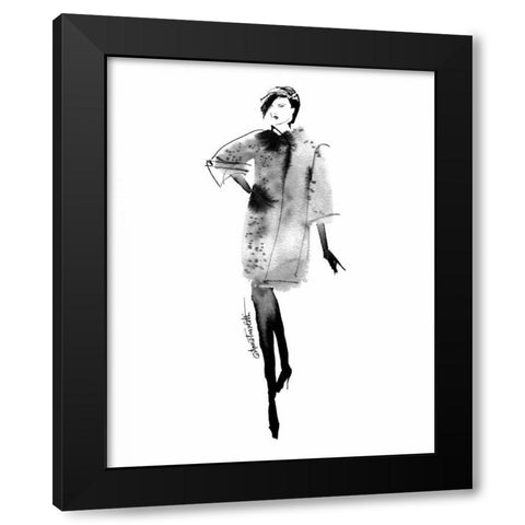 Modern Fashion II Black Modern Wood Framed Art Print with Double Matting by Tavoletti, Anne
