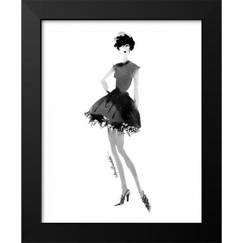 Modern Fashion III Black Modern Wood Framed Art Print by Tavoletti, Anne